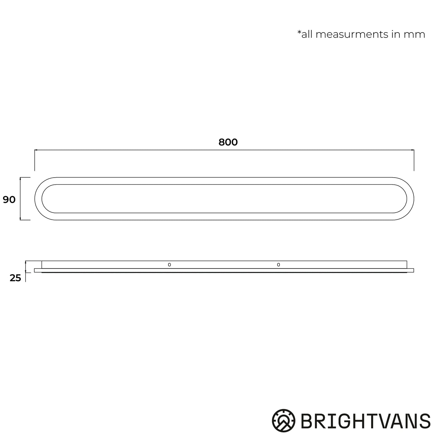 Gald Flush Light Large