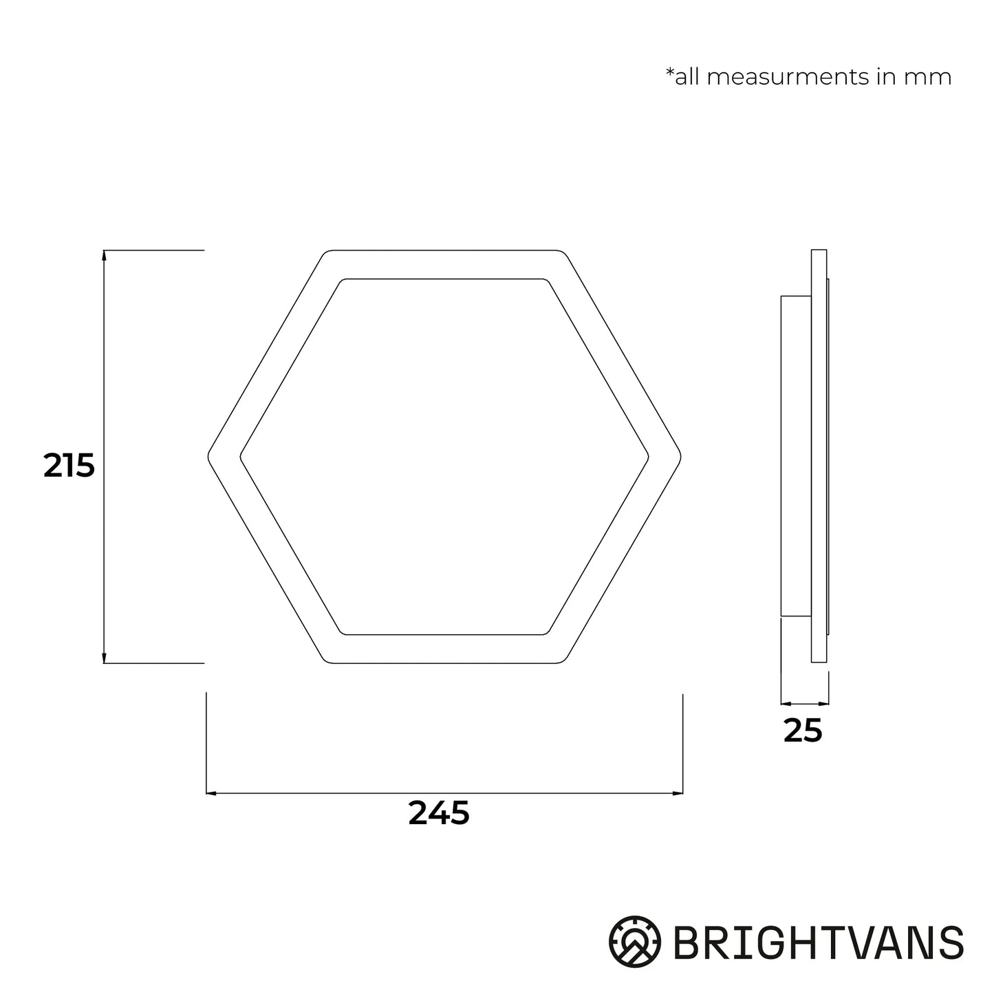 Nevis Flush Light Medium