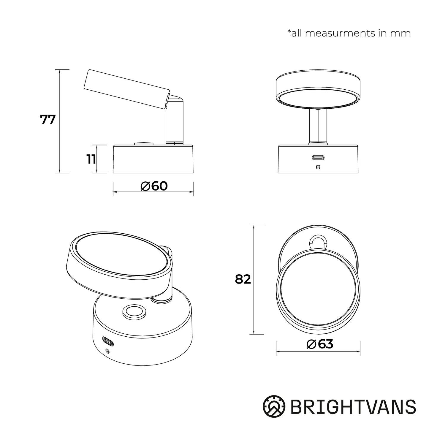 Idris USB Spotlight